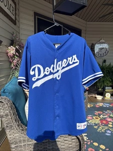 Vintage Los Angeles Dodgers Mike Piazza #31 Majestic 90’s Baseball Jersey Size L - Picture 1 of 6