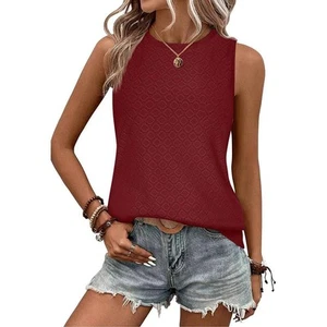 Trendy Women's Solid Color Casual Vest for Spring and Summer Adventures - Picture 1 of 14