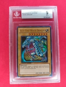 Blue Eyes White Dragon LC01-EN004 Yu-Gi-Oh Legendary Collection 1 BGS.9 - Picture 1 of 2