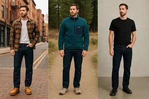 Levi’s Men’s 501 Button Fly Straight-Leg Jeans Dark Wash 36x32 Vintage Gorpcore - Picture 1 of 10