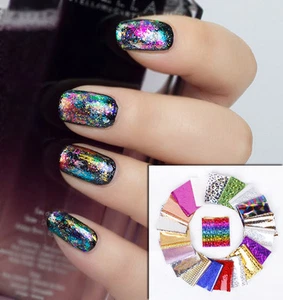 1.5m x 0.1m Nail Art Space Nails Foil Transfers Manicure Decoration Pedicure - Picture 1 of 45