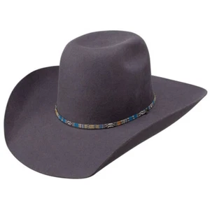 HOOey by Resistol Cowboyhut silber smoke 6x Wolle - Bild 1 von 3