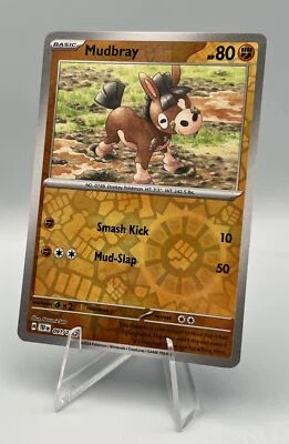 091/162 Mudbray - SV05 Temporal Forces Reverse Holo NM Pokemon - Image 1 of 2