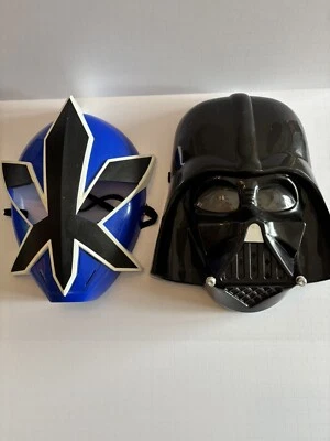 Power Ranger Darth Vader Mask 2011 & 2016 Halloween Play Lucas Star Wars Ninja - Image 1 of 4