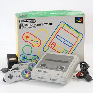 Super Famicom Console Boxed Tested System FREE SHIPPING SHVC-001 Nintendo 04688 - Picture 1 of 13