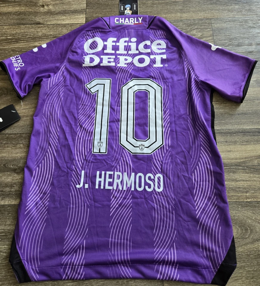 Charly Club Pachuca Tuzos Charlyn Corral Futbol Jersey Women's Size XS