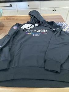 MUJERES Nike THERMAFIT CAROLINA PANTHERS CRUCIAL CATCH CANCER Sudadera con Capucha M MEDIANA NUEVA CON ETIQUETAS - Imagen 1 de 8