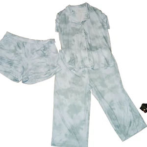 32 GRAD COOLER 3-TEILIGER NEUWERTIGER TYE DYE PYJAMA DAMENGRÖSSE 2X - Bild 1 von 5
