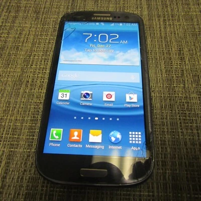 SAMSUNG GALAXY S3 (AT&T) CLEAN ESN, WORKS, PLEASE READ!! 63978 - Image 1 of 3