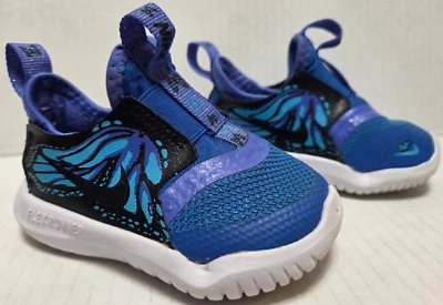 Nike Niño Pequeño TD Flex Corredor Azul Mariposa Zapatos Ligeros DD1227-400 Talla 4C Foto 1 de 4