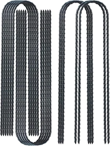 12 Pack 12 Inch Rebar Stakes Heavy Duty Trampoline Anchors, Ground Stakes Tent - Picture 1 of 12
