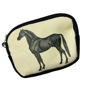 Canvas Horse Wristlet Bag - Picture 1 of 6