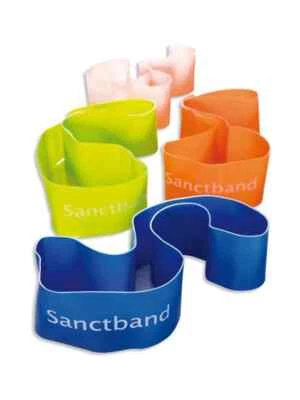 4 LEVEL Sanctband Resistance Loop Bands Yoga Cross-fit Exercise Workout 13"