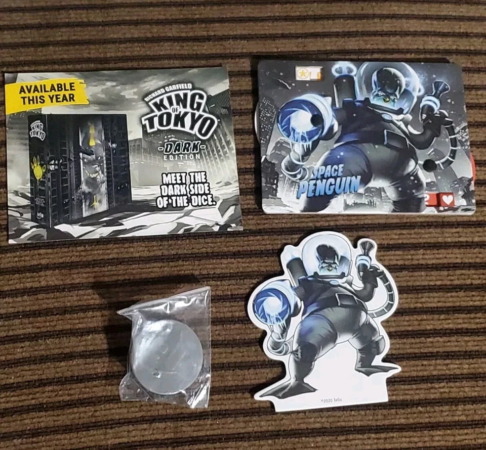 X1 Space Penguin Dark Edition King of Tokyo English Texasnerdgames