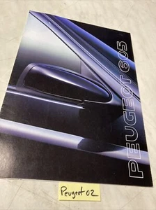 Peugeot 605 1990 SL SRI SR 3.0 SV SV24 sales catalog brochure - Picture 1 of 6