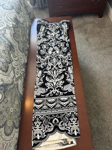 Cynthia Rowley XL Black & Cream Pants - Picture 1 of 5