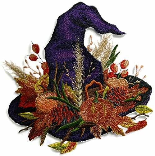 Feliz Halloween [Recompensa de Bruja] Parche Bordado para Planchar/Coser [8" 7.6"] Foto 1 de 1