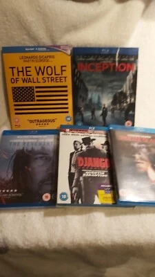 LEONARDO DICAPRIO: 5 BLU-RAY FILM'S(LIKE NEW) - Image 1 of 4