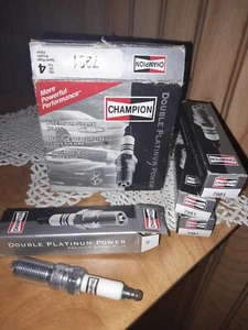 4 Pk New Double Platinum Power Spark Plugs, Champion Spark Plugs, No. 7981 - Picture 1 of 7