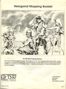 LIBRETTO MAPPATURA ESAGONALE 8007 COMPLETO ECC! D&D TSR Dungeons Dragons vintage - Foto 1 di 2