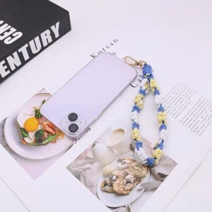 Hand-woven Flower Woven Phone Chain Phone Case Prevention Chain Mobile Phone - Zdjęcie 1 z 10