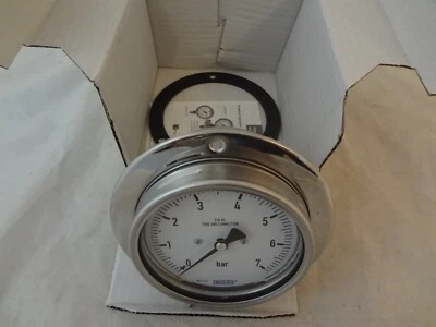 Wika PG23CP .100 7 bar 1/4 NPT     52964295 - Image 1 of 4