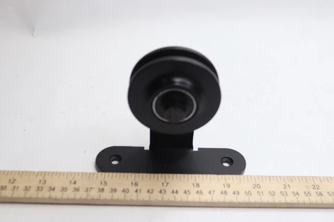 Barn Door Trolley Roller Matte Black Cover