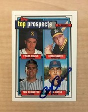 PAUL RUSSO MINNESOTA TWINS SIGNED AUTOGRAPHED 1992 TOPPS CARD #473 W/COA