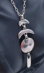 RLM Studio Robert Lee Morris Sterling Silver Pendant On 24" Chain J7 - Picture 1 of 9