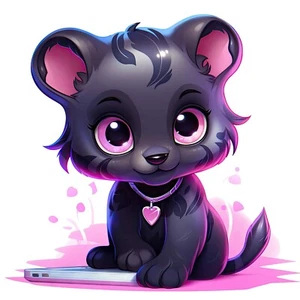 3X Autoaufkleber Sticker Black Panther Girl Aufkleber - Picture 1 of 1