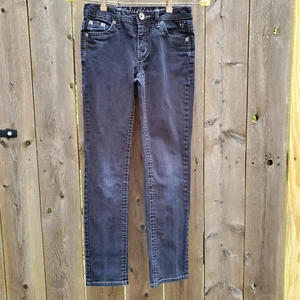 Justice Girls Jeans 12 Slim Black Simply Low Stretch - Picture 1 of 10