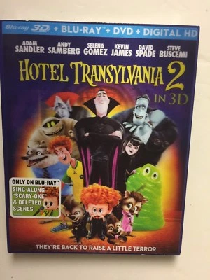 Hotel Transylvania 2 (Blu-ray/DVD, 2016, 3D, UV) NEW w/lenticular slipcover - Image 1 of 2