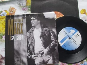 Richard Marx ‎– Satisfied EMI USA Records MTP 64 Poster Sleeve UK 7inch Single - Picture 1 of 6