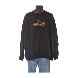 M&C Sportswear Sweater Women Sz XXXL Vintage Red Cardinal Long Sleeve Festive - Picture 1 of 6