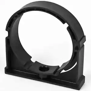 Rohrschelle Rohrklemme Klemmschelle für 110 mm PVC Rohr - PP Schelle mit Bügel - Bild 1 von 2