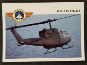 UH-1N Huey 1992 Wings of Fire Plane Jet Panini Card #45 (NM)