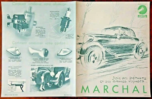 FASCICULE PUBLICITAIRE 1933 MARCHAL AVERTISSEUR FULGOR PROJECTEURS CRIC TELEFAST - Imagen 1 de 2