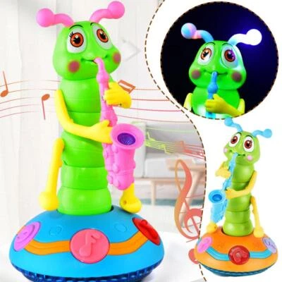 Motorisiertes Twister Bug Toy Sensorisches Musikspielzeug für Babys Musik L F1V8 - Bild 1 von 4