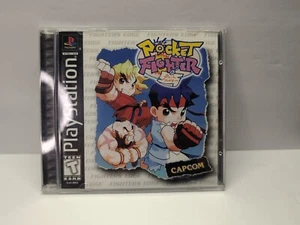 Pocket Fighter PS1 Sony PlayStation 1 COMPLETO CON REG OTTIMO STATO VELOCE! - Foto 1 di 13