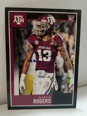 2020 Score Kendrick Rogers Black Parallel RC #384 Texas A & M / Dallas Cowboys - Image 1 of 2