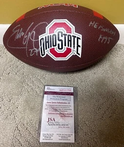 Eddie George Ohio State Buckeyes Autographed Football With COA - Picture 1 of 2