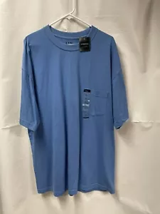 Camiseta de bolsillo Harbor Bay para hombre 100 % algodón doble manga corta XL grande y alta - Imagen 1 de 4