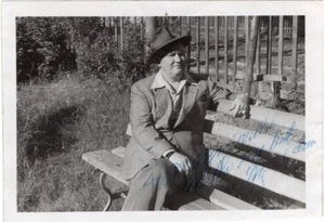 Eddy Gilmore (1907-1967) Pulitzer Preisträger 1947 - original signiertes Foto - Picture 1 of 2