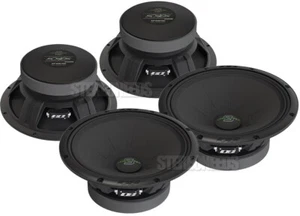 2 Pair Deaf Bonce AP-M81SE 8" Midrange Speakers 680 Watt 4 Ohm Black Apocalypse - Picture 1 of 6