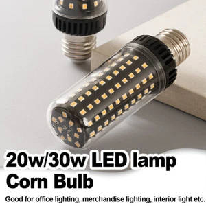 Led Lamp Corn Bulb 20w 30w 220v 240v Pc Shell 360beam Lampada Light 2835smd E14 - Picture 1 of 11