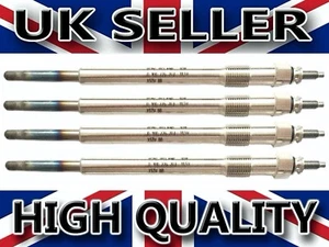 x4 BERU GLOW PLUGS for FORD MONDEO MK3 TRANSIT MK6 MK7 JAGUAR X-TYPE 2.0 2.2 D - Picture 1 of 1