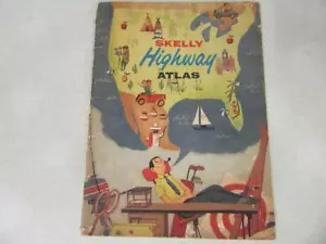 VINTAGE 1959 SKELLY OIL COMPANY HIGHWAY TRAVEL ATLAS Softcover Book 58 Pages - Picture 1 of 1