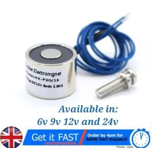 6v-24VDC 25N LB/23g elektrischer Hebemagnet Elektromagnet Magnet Heben Halterung - Bild 1 von 9