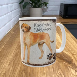 Rhodesian Ridgeback 11oz Coffee Mug My Dog's Rules Theme 256DRMUG - Picture 1 of 2