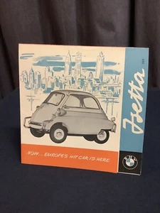 Rare Catalogue 1957 BMW ISETTA 300 Micro Car CycleCar Brochure Prospekt !! - Picture 1 of 2